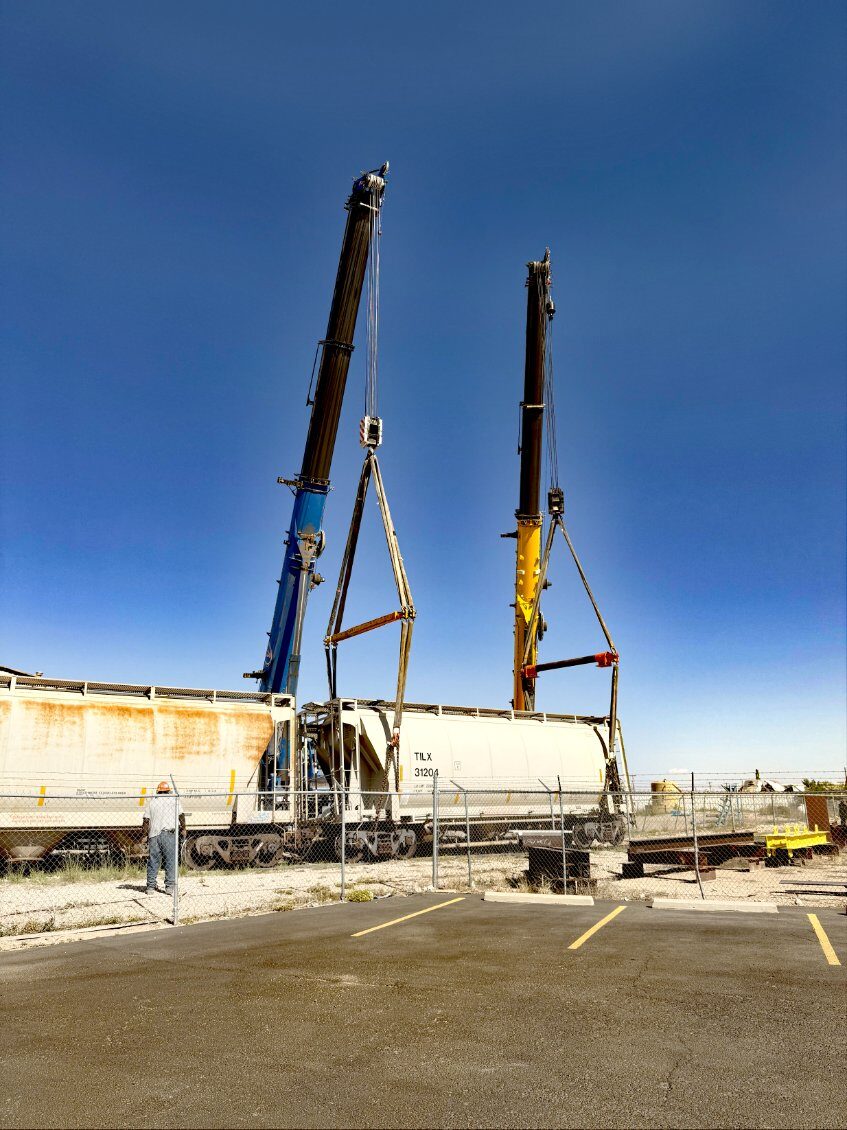 Rail siding lift